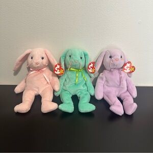 Vintage Ty Beanie Babies — Hippity, Hoppity & Floppity